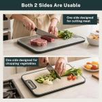 Large Double-Sided Stainless Steel Cutting Board