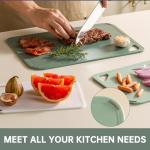 THETCHRY BPA-Free Plastic Cutting Board Set of 3