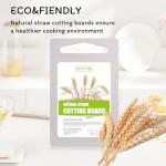 Eco-Friendly Wheat Straw Cutting Board with Juice Groove