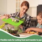 Luckyiren BPA-Free Plastic Cutting Board Set