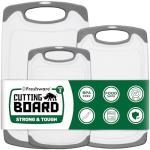 Freshware 3-Pack Reversible Kitchen Cutting Boards