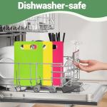 Luckyiren BPA-Free Plastic Cutting Board Set