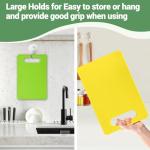 Luckyiren BPA-Free Plastic Cutting Board Set