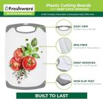 Freshware 3-Pack Reversible Kitchen Cutting Boards
