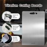 Titanium Cutting Board Set of 3 - Food-Safe