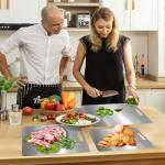 Titanium Cutting Board Set of 3 - Food-Safe