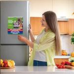 Instant Pot Cheat Sheet Magnet - 150+ Foods Guide