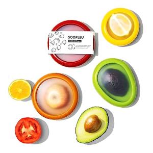 Avocado and Tomato Storage Set - 4 Reusable Containers