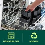 Glotoch 10 Pack Reusable Meal Prep Containers