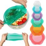 Reusable Silicone Stretch Lids - 6 Pieces Set