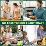 Glotoch 10 Pack Reusable Meal Prep Containers