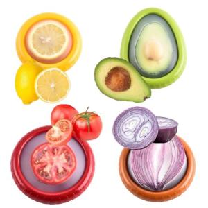 Silicone Food Savers and Storage Containers Set