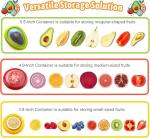 Avocado Saver & Tomato Holder - Set of 4