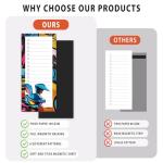 Cute Magnetic Grocery List Pad Set of 6