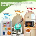 Reusable Silicone Stretch Lids - 6 Pieces Set