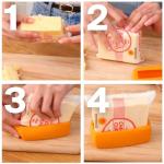 Cheese Huggers Set of 4 Reusable Silicone Savers