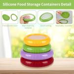 Silicone Food Storage Pods for Fruits & Veggies