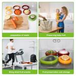 Reusable Silicone Avocado Saver Set of 4 Containers