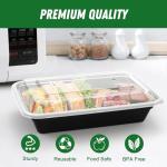 50 Pack Meal Prep Containers with Lids - 28 oz