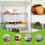 Reusable Silicone Avocado Saver Set of 4 Containers