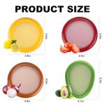 Reusable Silicone Avocado Saver Set of 4 Containers