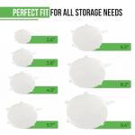 Silicone Stretch Food Storage Lids - 7 Pack