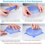 14 PCS Reusable Silicone Stretch Food Storage Lids