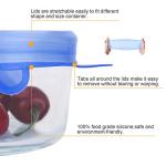 14 PCS Reusable Silicone Stretch Food Storage Lids