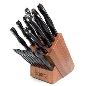 Cutco 19-Piece Kitchen Knife Set with Wood Stand