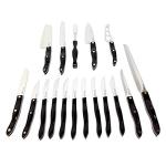 Cutco 19-Piece Kitchen Knife Set with Wood Stand