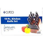 Cutco 19-Piece Kitchen Knife Set with Wood Stand