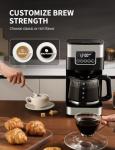 SHARDOR 10-Cup Programmable Coffee Maker - Silver
