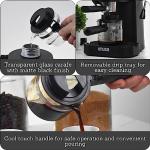 IMUSA 4-Cup Espresso and Cappuccino Maker, Black