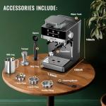 TENKER 20 Bar Espresso Machine with Grinder and Frother