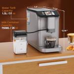 Automatic Espresso Machine with Milk Frother and Grinder