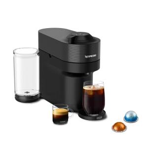 Nespresso Vertuo Pop+ Espresso Machine, Liquorice Black