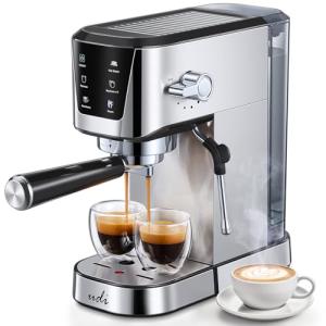 Compact Espresso Machine with LED Touch Screen