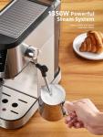 Compact Espresso Machine with LED Touch Screen
