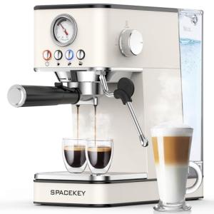 Spacekey 20 Bar Espresso Machine with Milk Frother