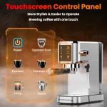 Touchscreen Espresso Machine with Milk Frother