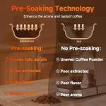 Touchscreen Espresso Machine with Milk Frother