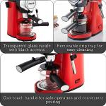 Imusa 4-Cup Electric Espresso Maker, Red