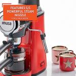 Imusa 4-Cup Electric Espresso Maker, Red