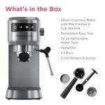 Frigidaire Espresso Maker with Milk Frother and Warmer