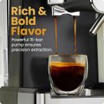 Chefman CaféMaster Pro Espresso Machine with Frother