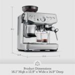 Breville Barista Express Impress Espresso Machine in Blue