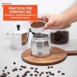 Imusa 6-Cup Aluminum Espresso Maker, Silver