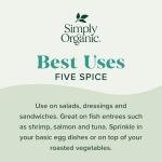 Simply Organic Five Spice Powder, 2.01 Ounces