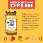 Brooklyn Delhi Golden Coconut Curry Simmer Sauce