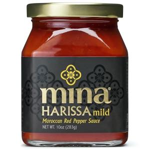 Mina Mild Moroccan Red Pepper Harissa Sauce 10 Oz